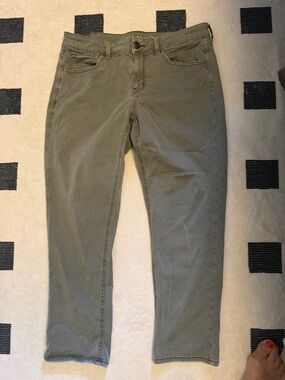 American Eagle Outfitters Sage Green Super Stretch Pants